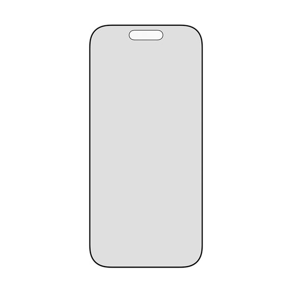 Tvrzené sklo UWF 2-Way Privacy s Fastfit pro iPhone 17/16 Pro, Černá, PanzerGlass