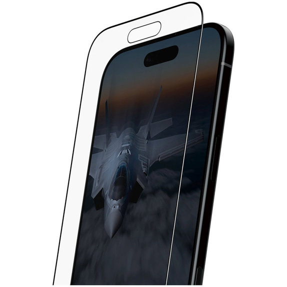 Tvrzené sklo UWF Stealth s Fastfit pro iPhone 17 Air, Černá, PanzerGlass