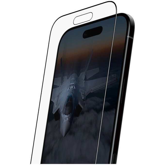Tvrzené sklo UWF Stealth s Fastfit pro iPhone 17 Air, Černá, PanzerGlass