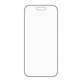 Tvrzené sklo UWF Stealth s Fastfit pro iPhone 17 Air, Černá, PanzerGlass