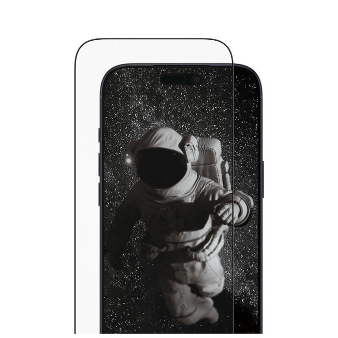 Tvrzené sklo UWF Ceramic II s aplikátorem pro iPhone 17 Air, Černá, PanzerGlass