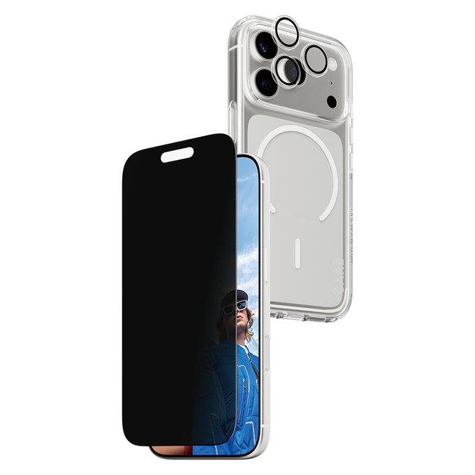 Bundle 3v1 Privacy pro iPhone 17 Pro, PanzerGlass