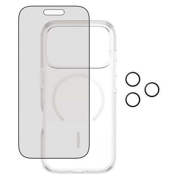 Bundle 3v1 Privacy pro iPhone 17 Pro, PanzerGlass