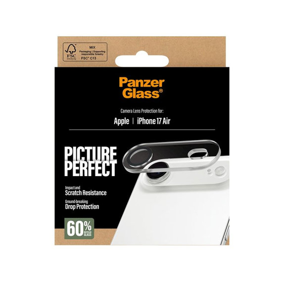 PanzerGlass - Ochranný kryt objektívu PicturePerfect pro iPhone 17 Air, čirá