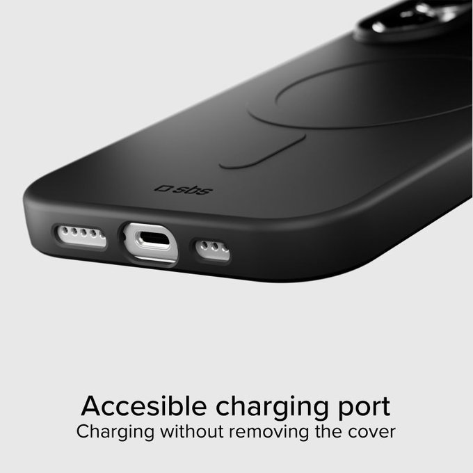 SBS - Pouzdro Instinct Mag kompatibilní s MagSafe pro iPhone 17, černá