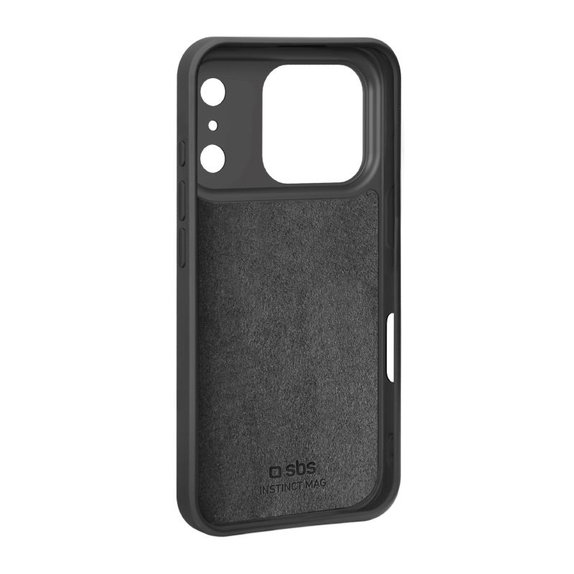 SBS - Pouzdro Instinct Mag kompatibilní s MagSafe pro iPhone 17 Pro, černá