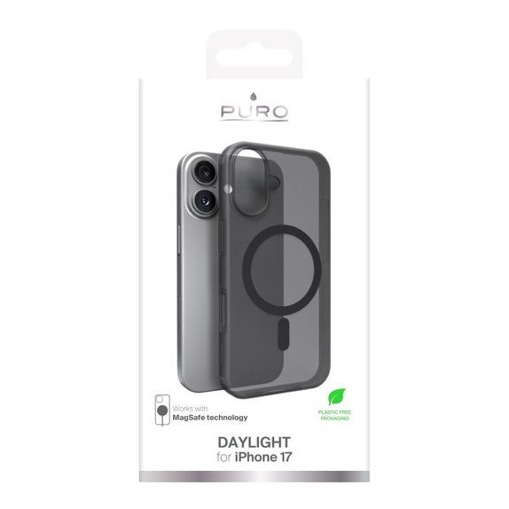 PURO - Pouzdro DAYLIGHT s MagSafe pro iPhone 17, černá