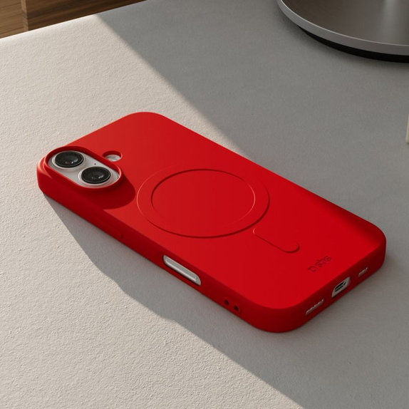 SBS - Pouzdro Instinct Mag kompatibilní s MagSafe pro iPhone 17, červená