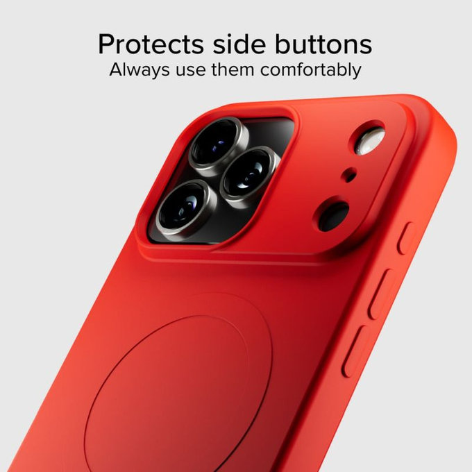 SBS - Pouzdro Instinct Mag kompatibilní s MagSafe pro iPhone 17 Pro, červená