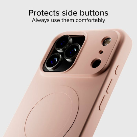 SBS - Pouzdro Instinct Mag kompatibilní s MagSafe pro iPhone 17 Pro Max, růžová