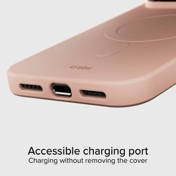 SBS - Pouzdro Instinct Mag kompatibilní s MagSafe pro iPhone 17 Pro Max, růžová