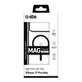 SBS - Pouzdro Mag Frame kompatibilní s MagSafe pro iPhone 17 Pro Max, černá