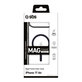 SBS - Pouzdro Mag Frame kompatibilní s MagSafe pro iPhone 17 Air, černá