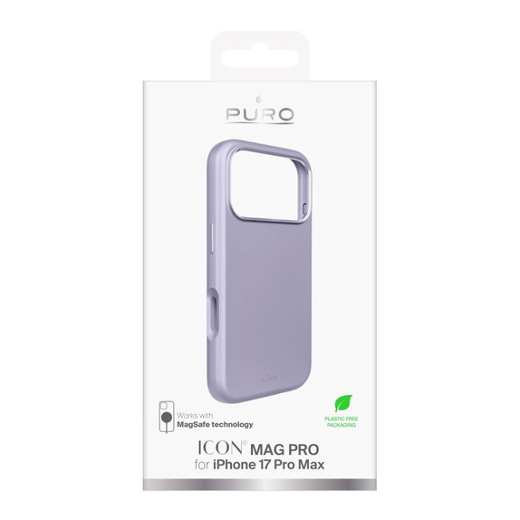 PURO - Pouzdro ICON MAG PRO s MagSafe pro iPhone 17 Pro Max, růžová