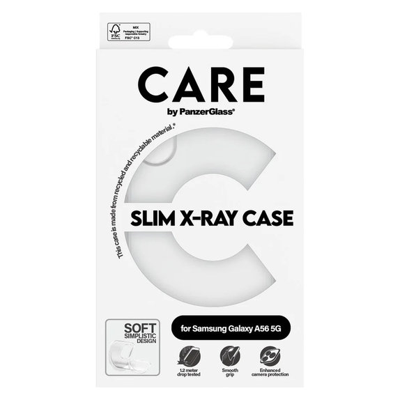 Pouzdro X-Ray pro Samsung Galaxy A56 5G, Transparentní, PanzerGlass