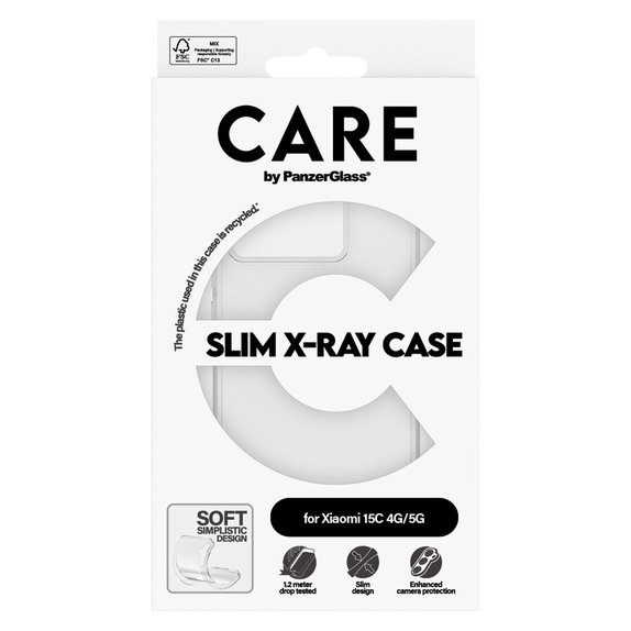 Pouzdro X-Ray pro Xiaomi 15C 5G, Transparentní, PanzerGlass