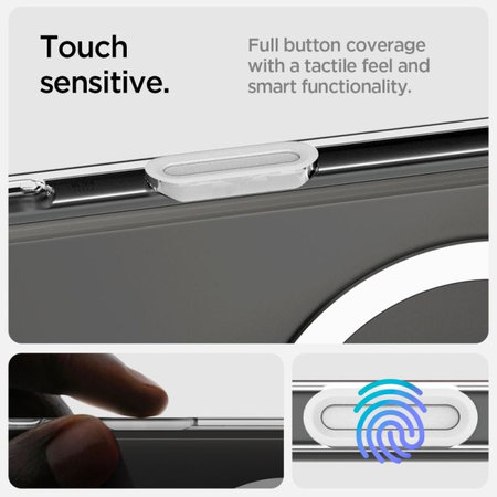 Spigen - Pouzdro Ultra Hybrid "T" s MagSafe pro iPhone 16 Pro, bílá