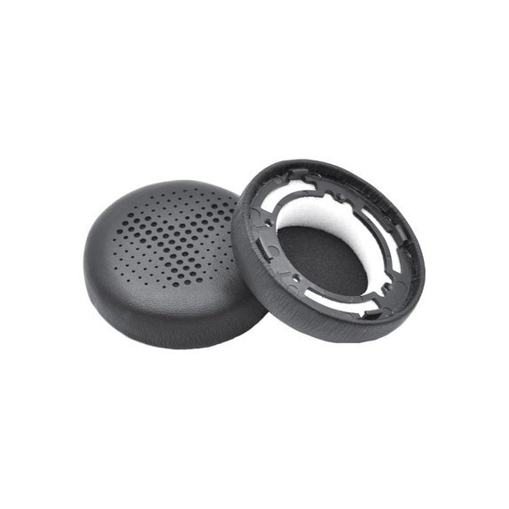 Náhradní Náušníky pro AKG Y500, Paměťová pěna + PU kůže, Černé, 1 pár