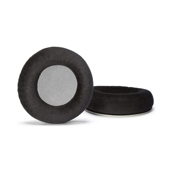 Náhradní Náušníky pro AKG K701, K702, Q701, Q702, K601, K612, K712, Pěna + Velur, Černé, 1 pár