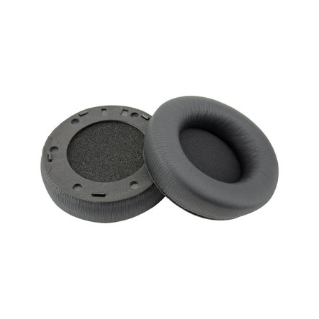Náhradní Náušníky pro AKG Y600NC, Paměťová pěna + PU kůže, Černé, 1 pár