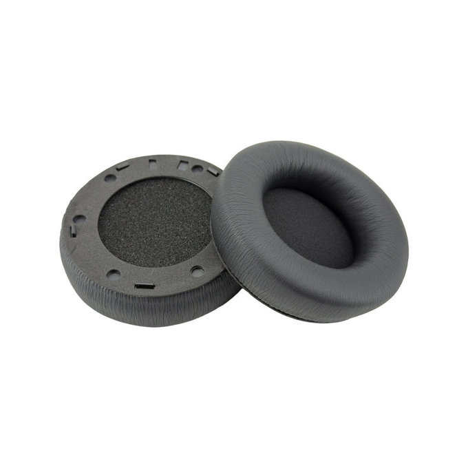 Náhradní Náušníky pro AKG Y600NC, Paměťová pěna + PU kůže, Černé, 1 pár
