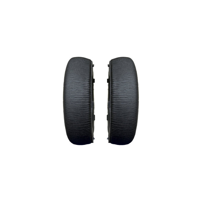 Náhradní Náušníky pro AKG Y600NC, Paměťová pěna + PU kůže, Černé, 1 pár