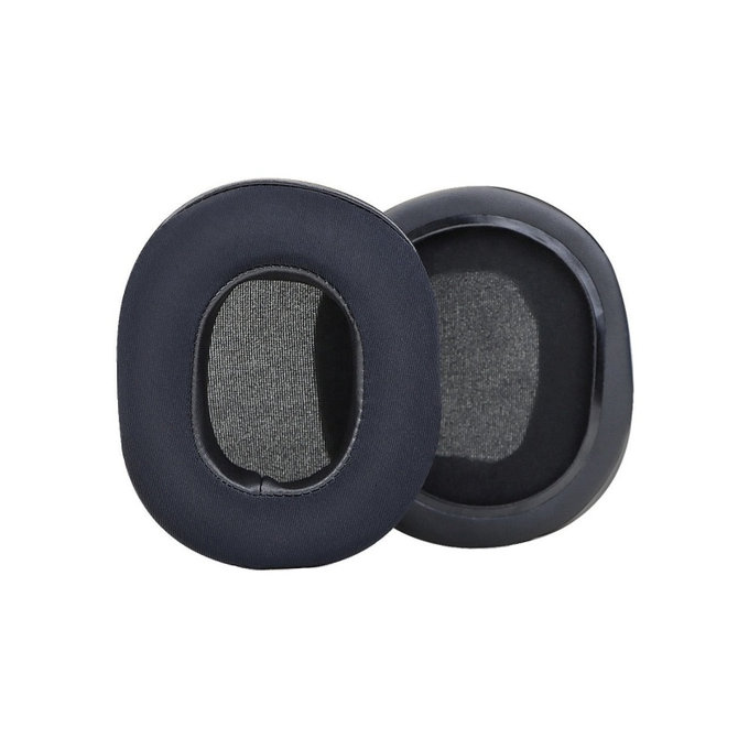 Náhradní Náušníky pro Audio-Technica ATH-M50, Pěna + Kůže, Černé, Chladivý gel, 1 pár