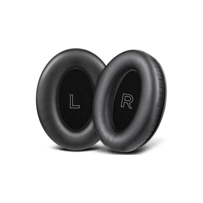 Náhradní Náušníky pro Bose A30, PU kůže, Černé, 1 pár