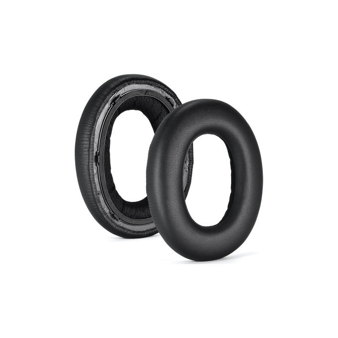 Náhradní Náušníky pro Bowers & Wilkins PX7, Paměťová pěna + PU kůže, Černé, 1 pár