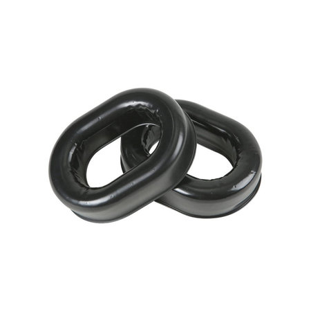 Náhradní Náušníky pro David Clark 13S, 20, 30, 60, 76, Paměťová pěna + PU kůže, Černé, Chladivý gel, 1 pár