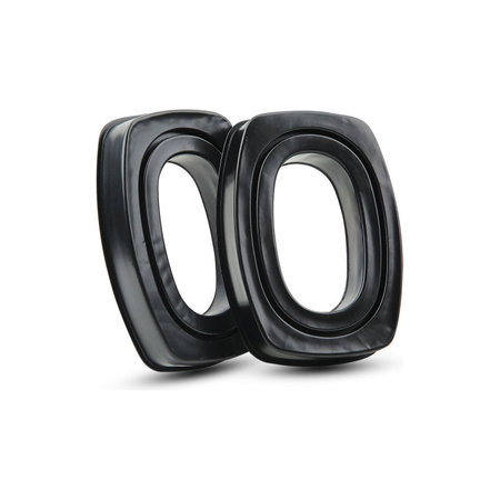 Náhradní Náušníky pro Howard Leight Impact, Paměťová pěna + Kůže, Černé, Chladivý gel, 1 pár