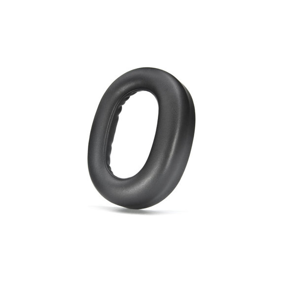 Náhradní Náušníky pro Jabra Evolve2 85 UC/MS, Paměťová pěna + Kůže, Černé, 1 pár