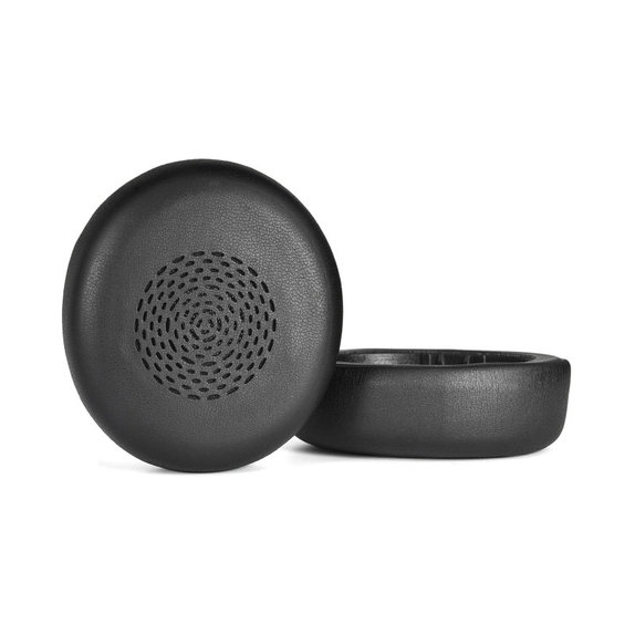 Náhradní Náušníky pro Jabra Evolve 2 75 UC/MS, Paměťová pěna + PU kůže, Černé, 1 pár