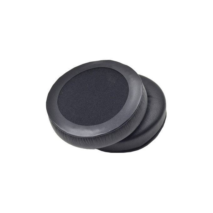 Náhradní Náušníky pro JBL Synchros E50BT, Paměťová pěna + PU kůže, Černé, 1 pár