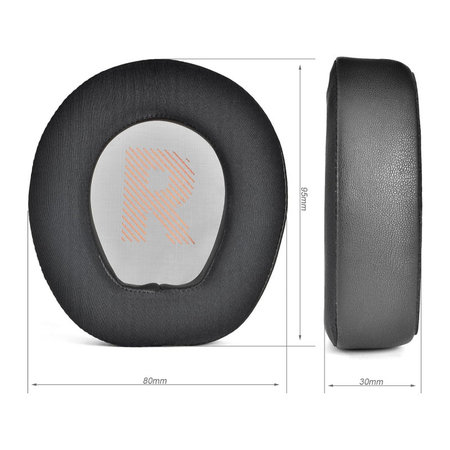 Náhradní Náušníky pro JBL Quantum Q800, Paměťová pěna, Černé, Chladivý gel, 1 pár