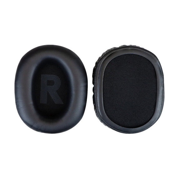 Náhradní Náušníky pro Logitech G Pro X, Paměťová pěna + PU kůže, Černé, 1 pár