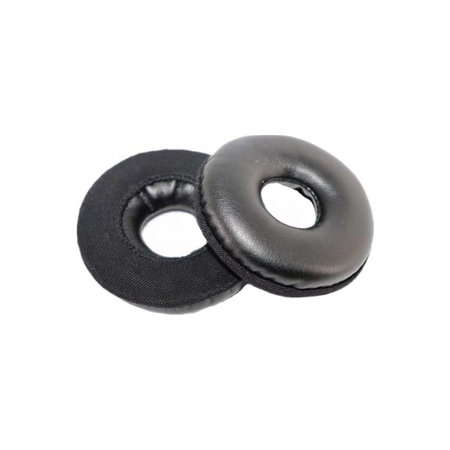 Náhradní Náušníky pro Logitech H600, H390, H609, Paměťová pěna + PU kůže, Černé, 1 pár