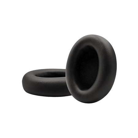 Náhradní Náušníky pro Beats Studio Pro, Paměťová pěna + PU kůže, Černé, 1 pár