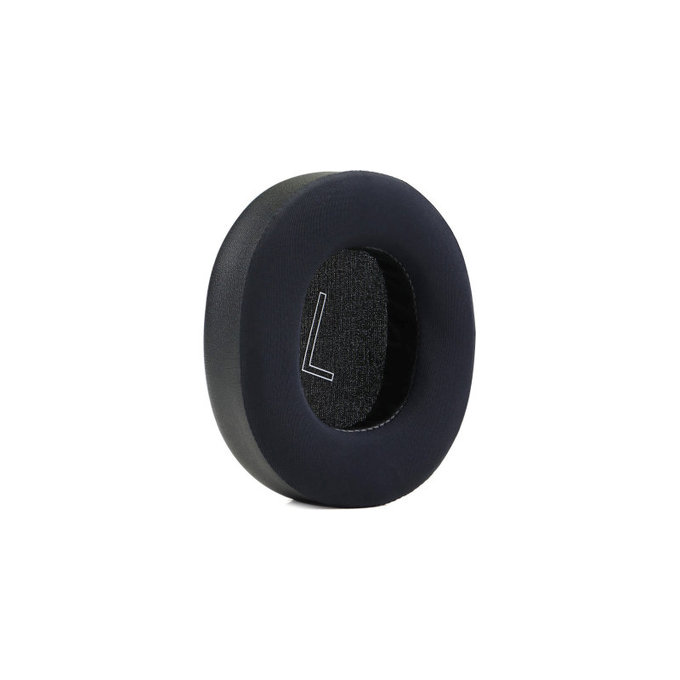 Náhradní Náušníky pro Microsoft Xbox Series, Paměťová pěna + PU kůže + Textil, Černé, Chladivý gel, 1 pár