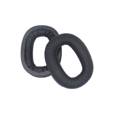 Náhradní Náušníky pro Marshall Monitor II, Paměťová pěna + PU kůže, Černé, 1 pár