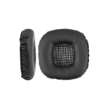 Náhradní Náušníky pro Marshall Major V, Paměťová pěna + Kůže, Černé, 1 pár