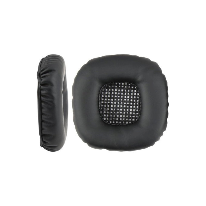 Náhradní Náušníky pro Marshall Major V, Paměťová pěna + Kůže, Černé, 1 pár