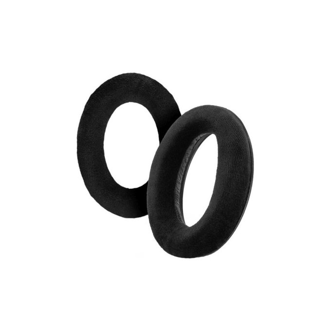 Náhradní Náušníky pro Sennheiser HD545, HD600, HD650, Paměťová pěna + Textil, Černé, 1 pár