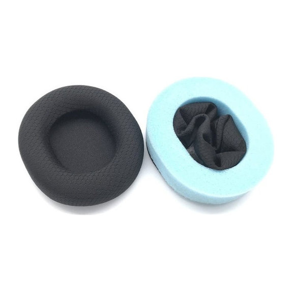Náhradní Náušníky pro Steelseries Arctics 1, 3, 5, 7, 9 Pro, Paměťová pěna + Textil, Černé, 1 pár