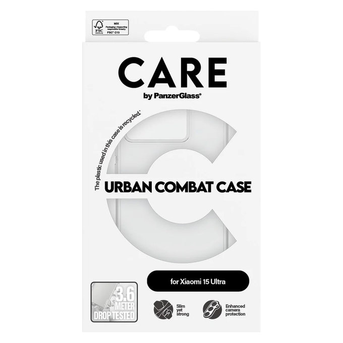 Pouzdro Urban Combat pro Xiaomi 15 Ultra, Transparentní, PanzerGlass