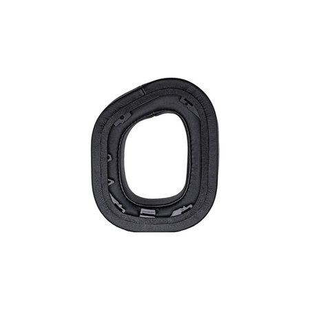 Náhradní Náušníky pro Corsair HS80, Paměťová pěna + Velurové, Černé, 1 pár