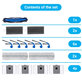 Ecovacs T80 Omni, T80 - Kompletní set