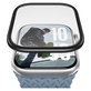 Tvrzené sklo UWF METALLIC pro Apple Watch 11/10 42 mm, Černá, PanzerGlass