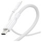 Kabel USB-C, 240 W, Racing, 1,2 m, stříbrnobílý, empower