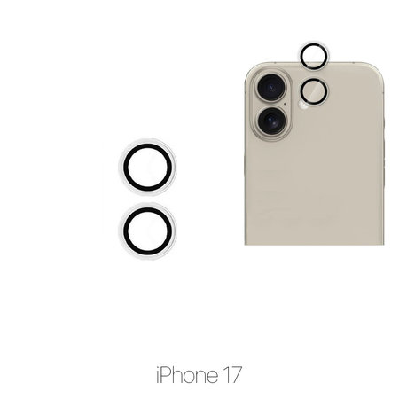 FixPremium Glass - Tvrzené Sklo Zadní Kamery bez Rámu pro iPhone 17